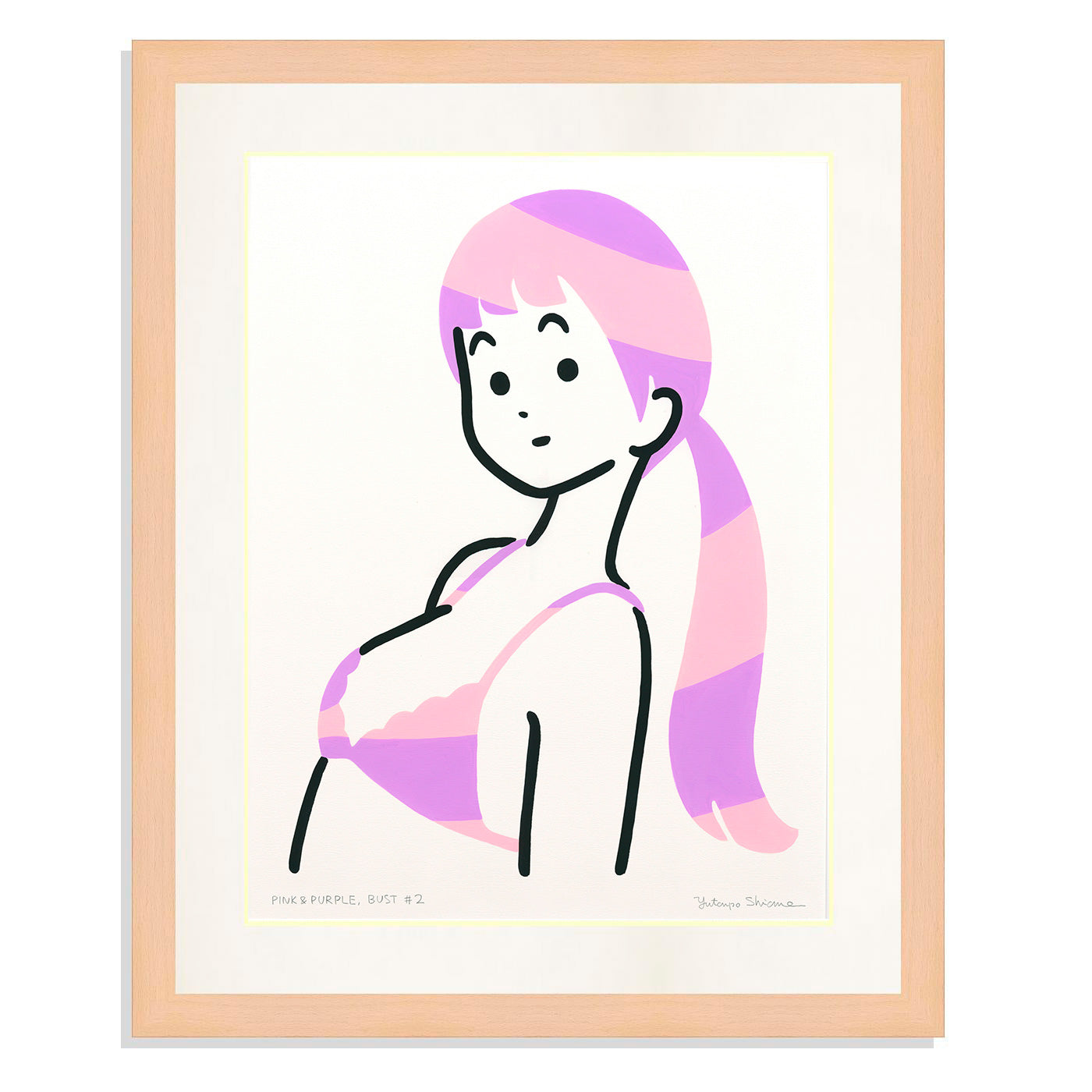 Pink & purple, Bust #2