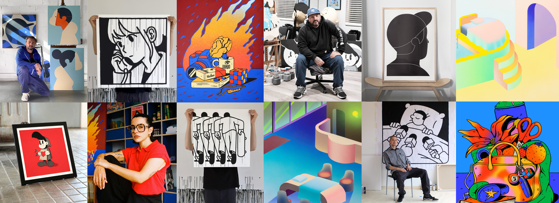 Five international artists in the exhibition “New Urban Figuration”. 13-14-15 February