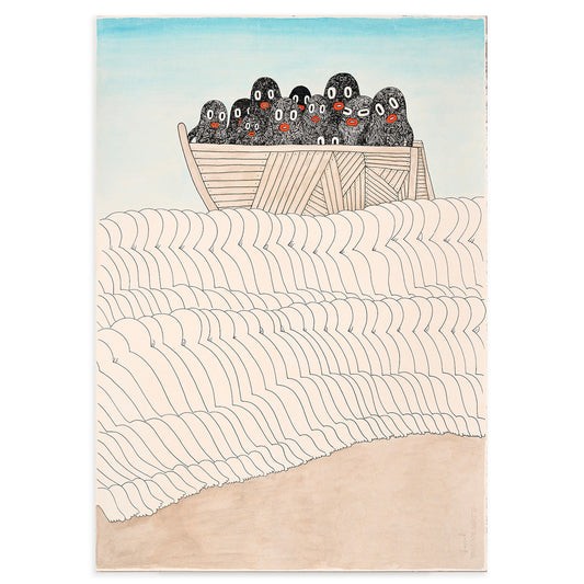 Once negritos en la playa nudista