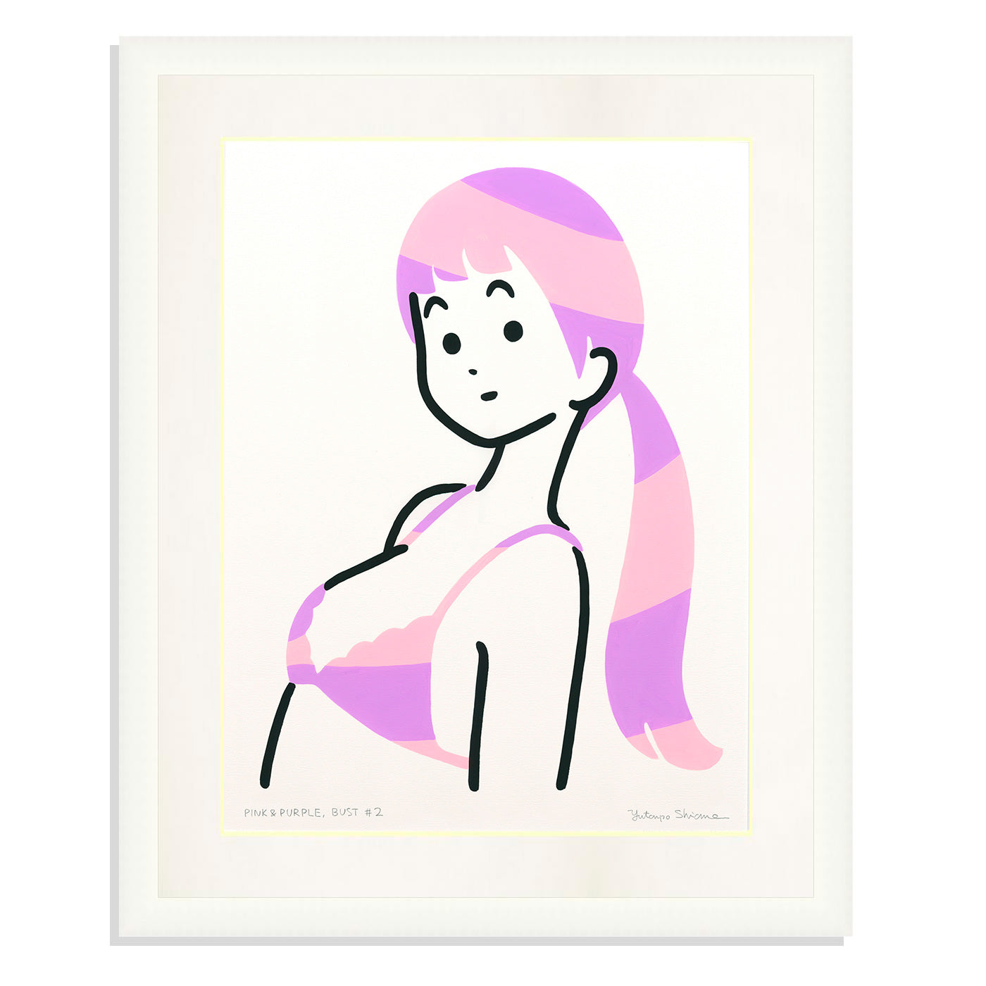 Pink & purple, Bust #2