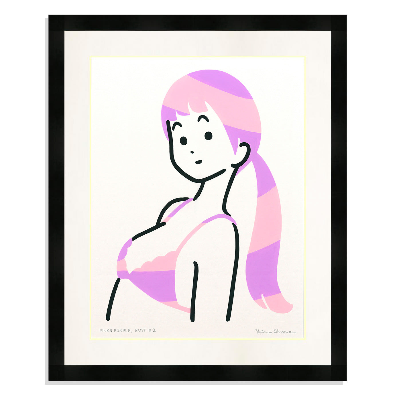 Pink & purple, Bust #2