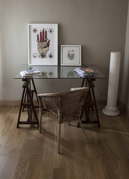 Aitor Saraiba and Ricardo Cavolo artwork on a room - Gunter Gallery